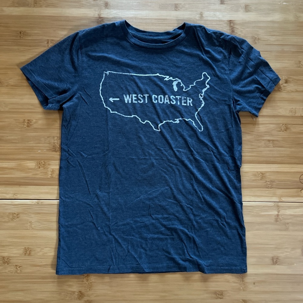 Todd Snyder Navy Blue 'Local Pride' Graphic Tee